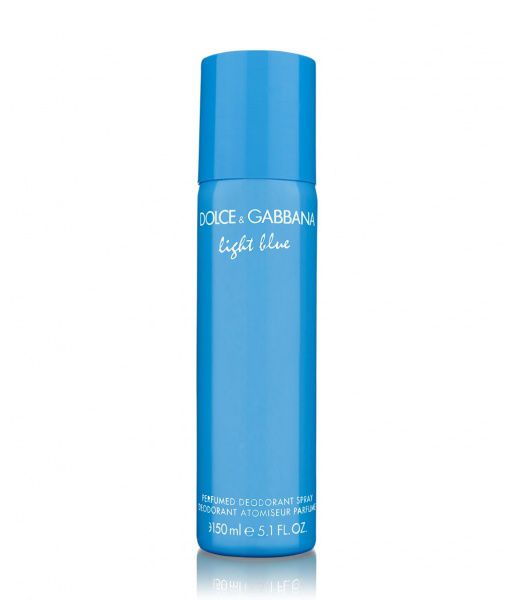 light blue deodorant spray